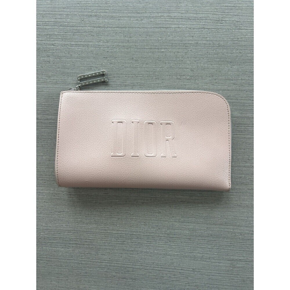 Christian Dior Novelty Makeup Cosmetic Pouch Bag Pink